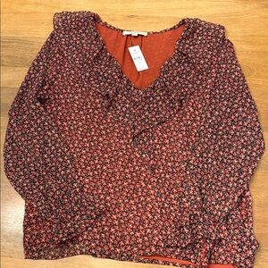 LOFT XL New V-Neck Blouse